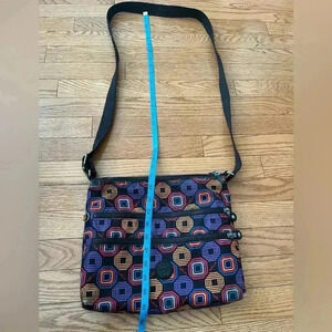 Kipling Geomatric Print Crossbody Handbag